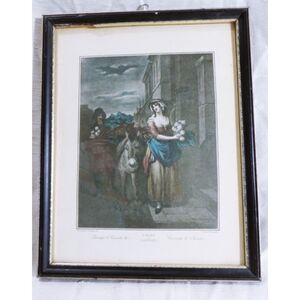 Antique Print Cries of London "Turnips & Carrots" Francis Wheatley -Gaugain-1820